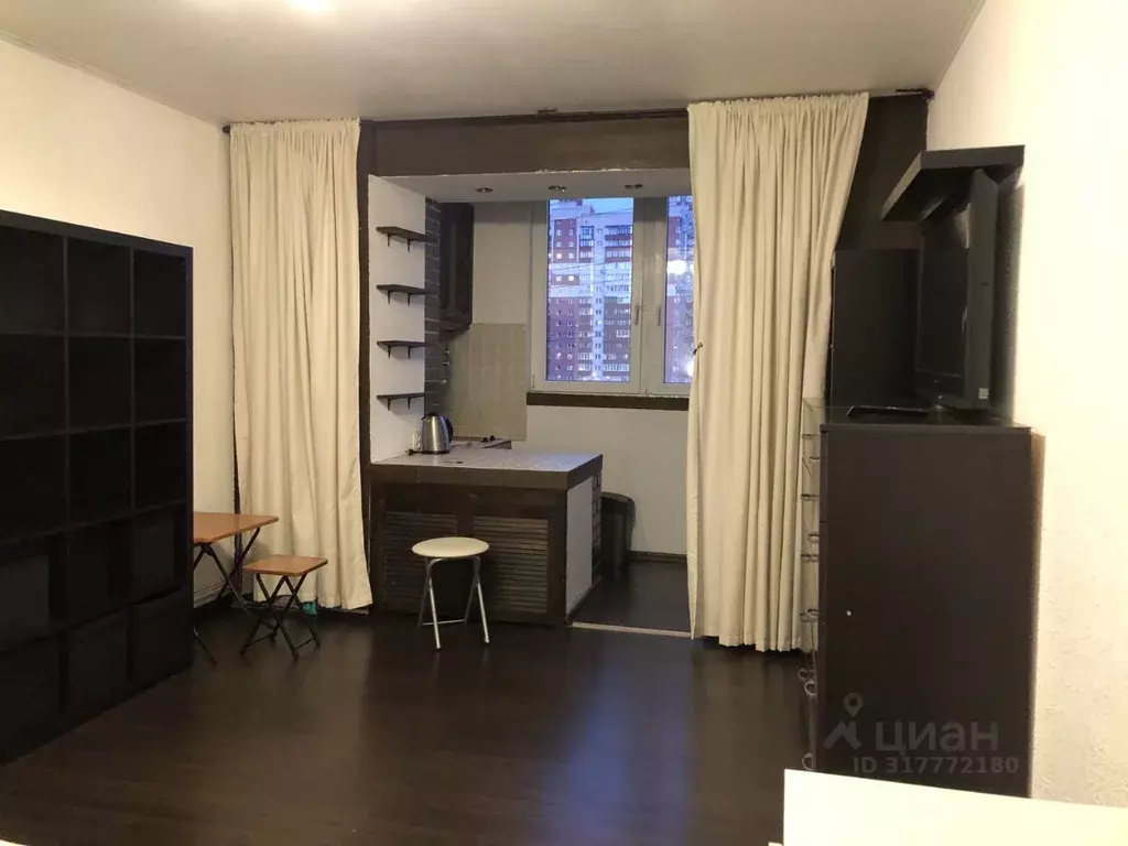 Студия Санкт-Петербург Ленинский просп., 84к1 (27.2 м) - Фото 1