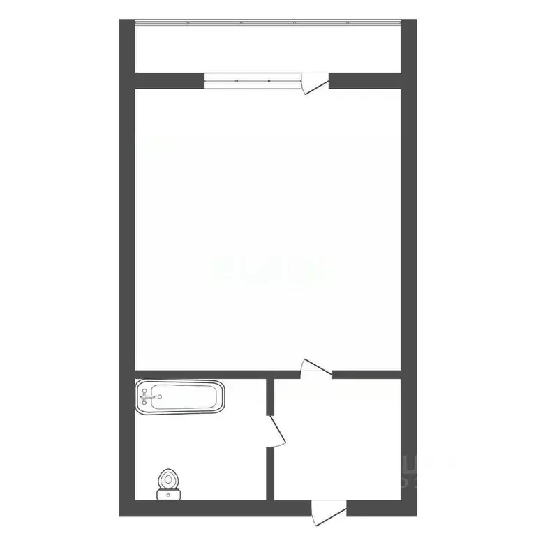 Студия Амурская область, Благовещенск Новая ул., 24 (23.5 м) - Фото 2