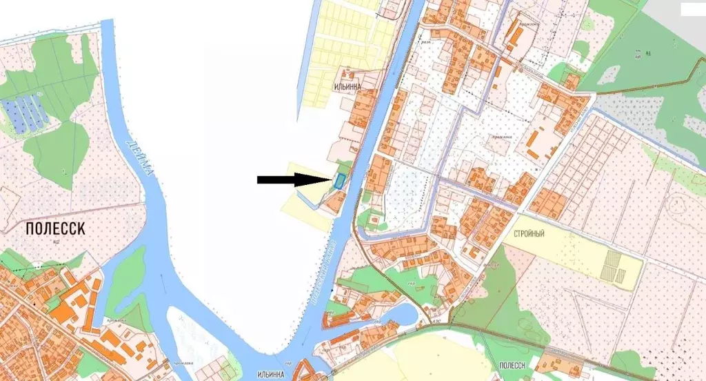 Участок в Калининградская область, Полесск Прохладная ул., 1А (12.0 ... - Фото 1