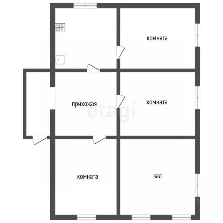 Дом в Владимирская область, Муром пос. Механизаторов, 25 (85 м) - Фото 1