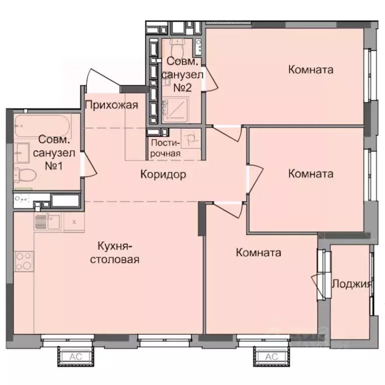 3-к кв. Удмуртия, Ижевск Северо-Западный жилрайон, 4-й мкр, Истории ... - Фото 1