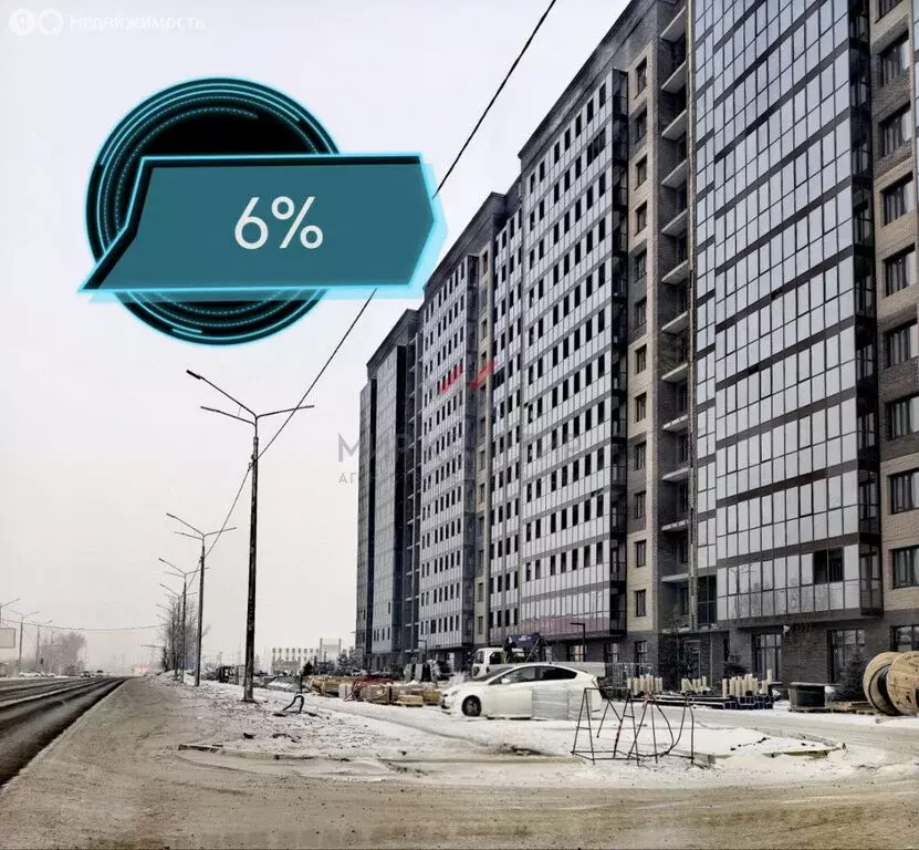 1-комнатная квартира: Абакан, улица Генерала Тихонова, 3 (25.6 м) - Фото 2