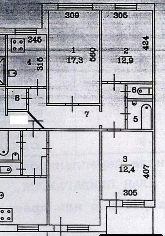3-к кв. Тюменская область, Тюмень ул. Мельникайте, 127а (64.1 м) - Фото 2