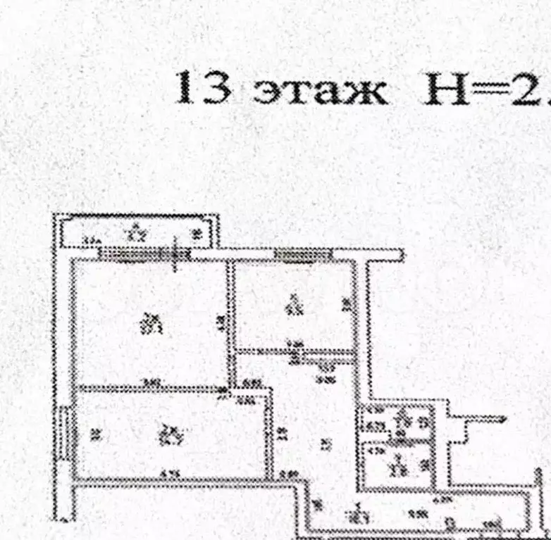 2-к. квартира, 64,1 м, 13/17 эт. - Фото 0