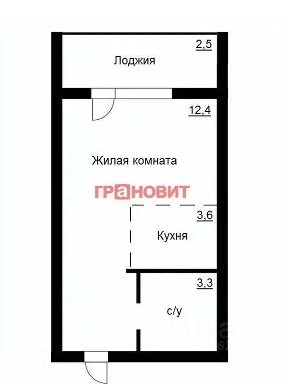 Студия Новосибирская область, Новосибирск ул. Твардовского, 22/3 (19.3 ... - Фото 2