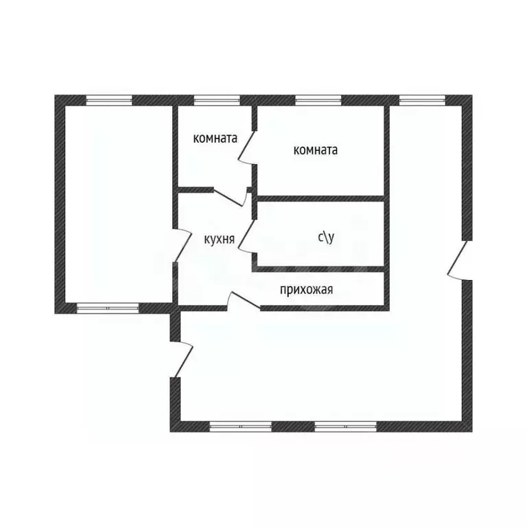 Дом в Брянская область, Брянск Большое Полпино пгт, ул. Чапаева (54 м) - Фото 2