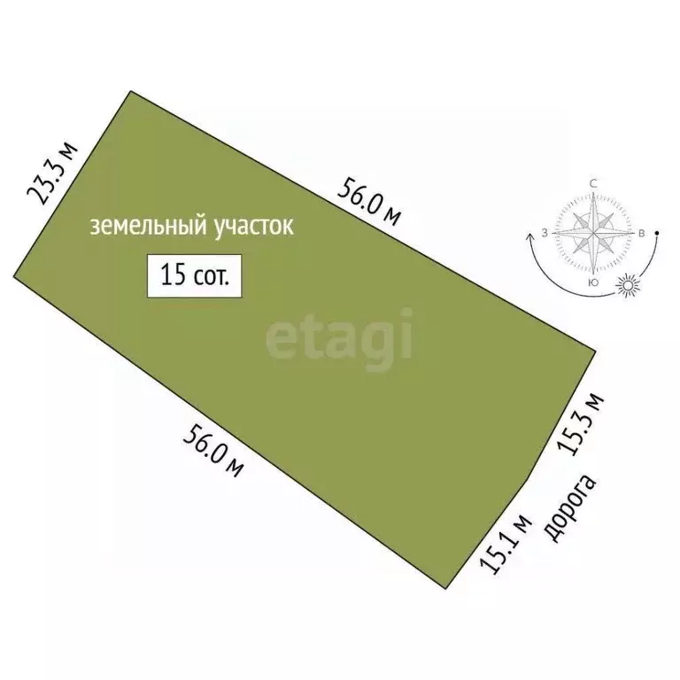 Участок в Белгородская область, Белгород ул. Юрия Буняева (1500.0 ... - Фото 2