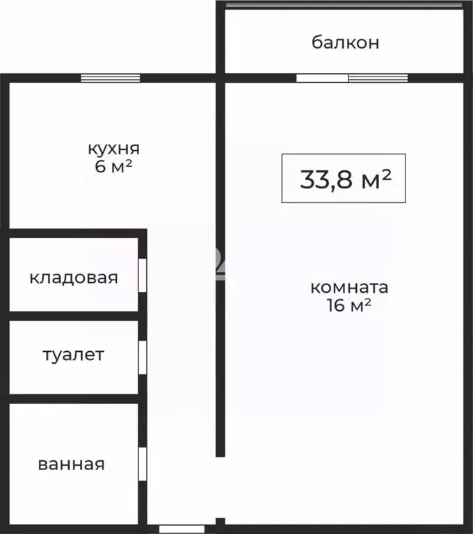 1-к кв. Челябинская область, Челябинск ул. Машиностроителей, 10 (33.8 ... - Фото 2