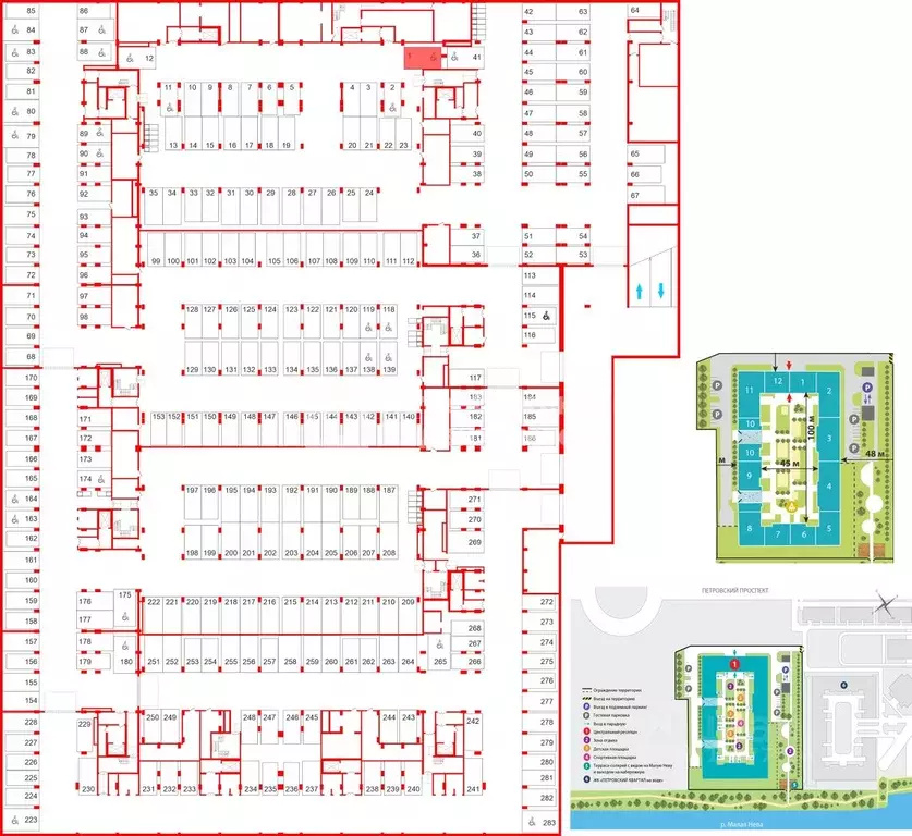 Гараж в Санкт-Петербург Петровский просп., 24к2 (15 м) - Фото 1