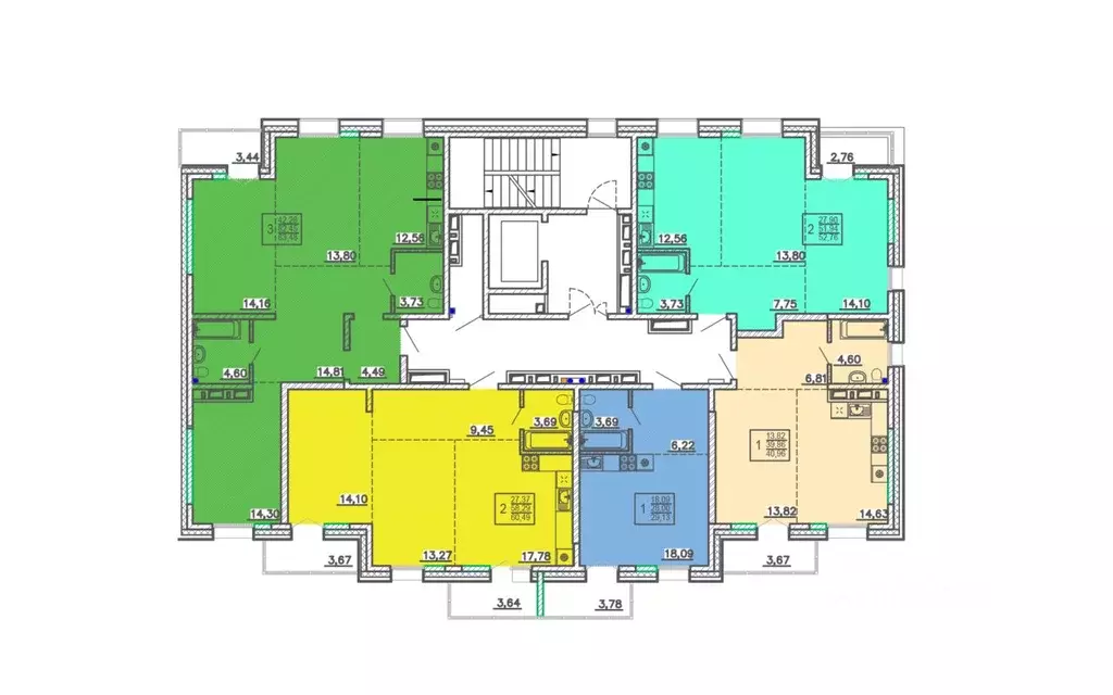 2-к кв. Бурятия, Улан-Удэ Энергетик мкр,  (52.76 м) - Фото 2