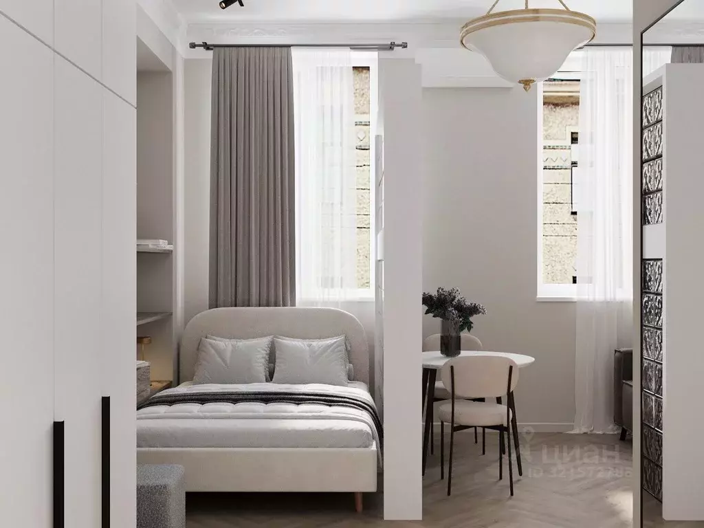 Студия Санкт-Петербург Каменноостровский просп., 19/13 (29.67 м) - Фото 1