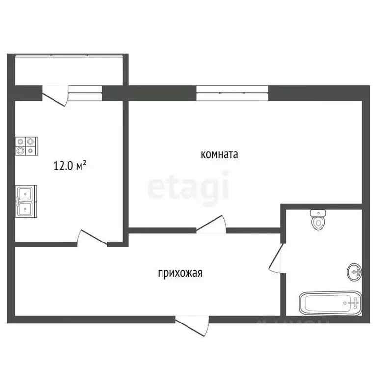 1-к кв. Ярославская область, Ярославский муниципальный округ, пос. ... - Фото 2