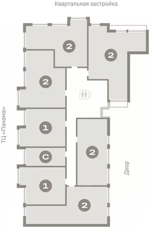 1-к кв. Тюменская область, Тюмень Мысовская ул., 26к1 (61.65 м) - Фото 1