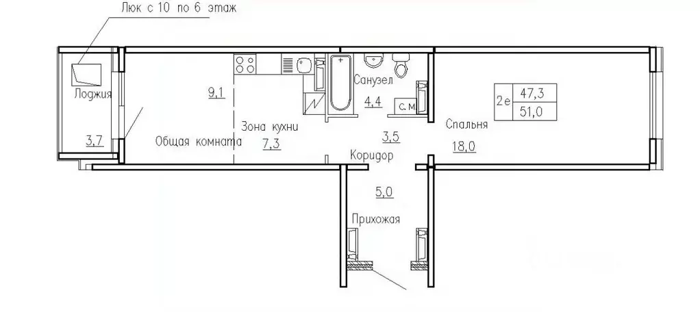 2-к кв. Новосибирская область, Новосибирский район, Краснообск рп, 3-й ... - Фото 0