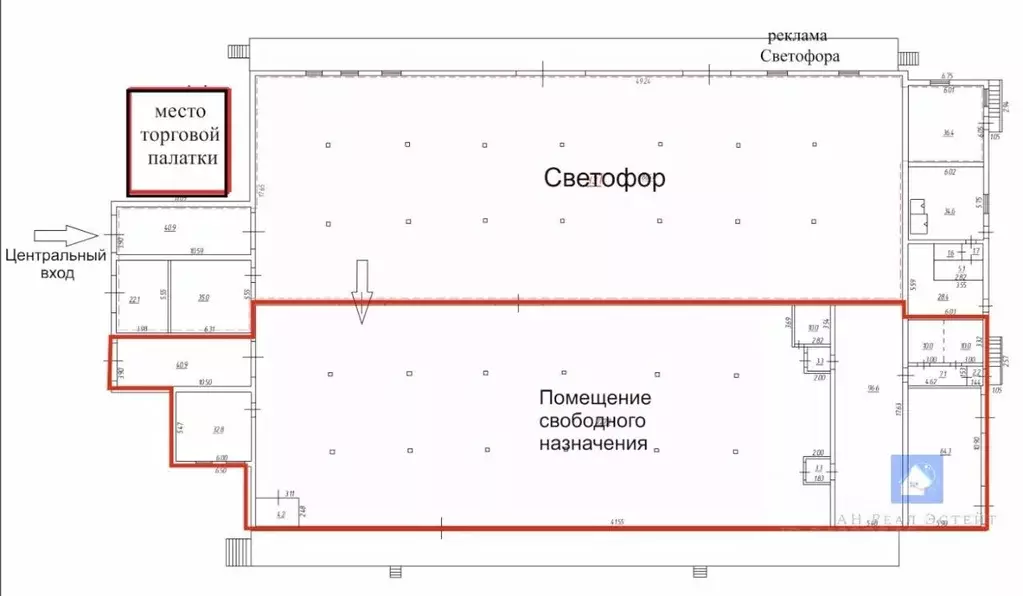 Торговая площадь в Карелия, Сортавала Выборгское ш., 43 (1000 м) - Фото 1