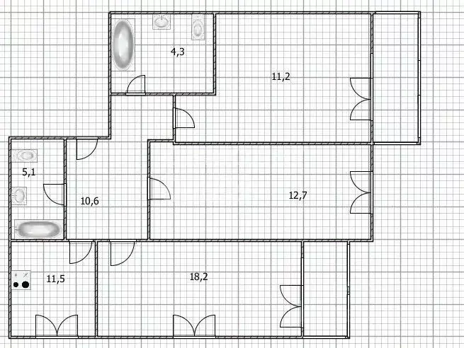 3-к кв. Ульяновская область, Ульяновск ул. Аблукова, 8 (78.7 м) - Фото 2