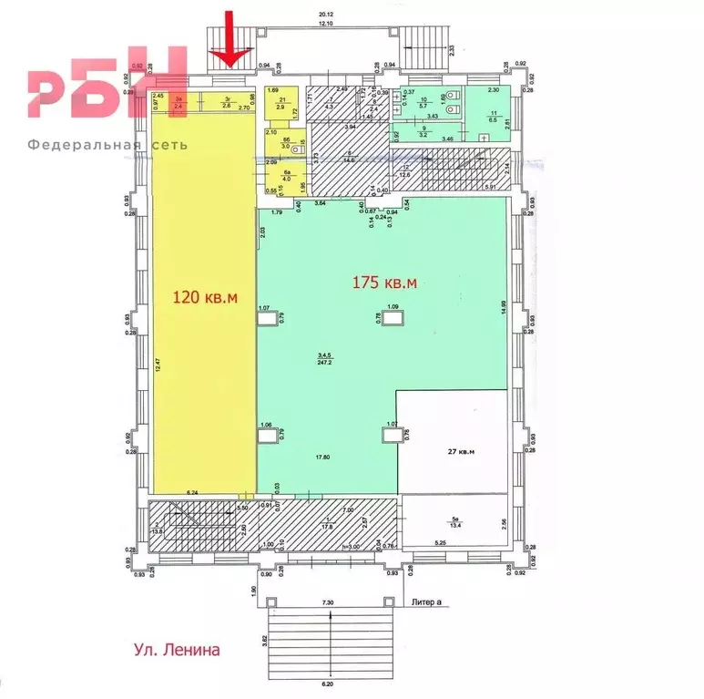Помещение свободного назначения в Башкортостан, Нефтекамск ул. Ленина, ... - Фото 1