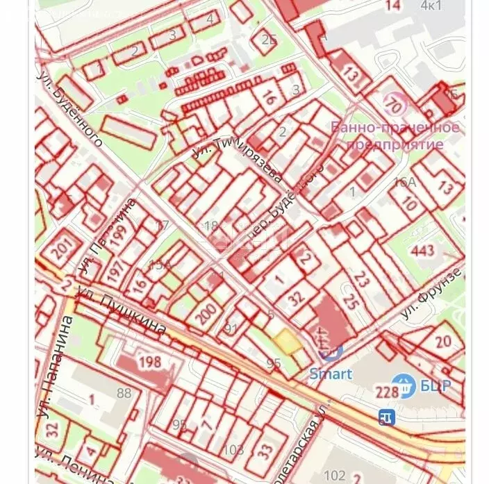 Участок в Бор, улица Будённого, 1 (4.6 м) - Фото 2