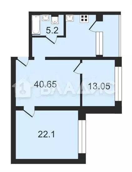 2-к. квартира, 81 м, 4/8 эт. - Фото 0