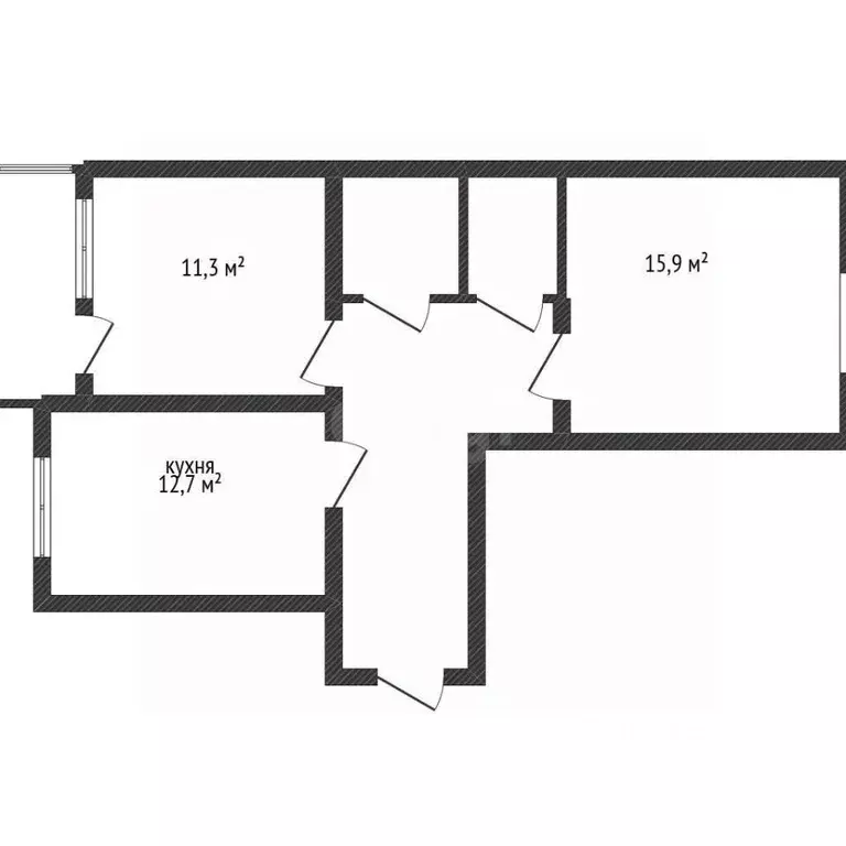 2-к кв. Краснодарский край, Новороссийск просп. Ленина, 52А (55.9 м) - Фото 0