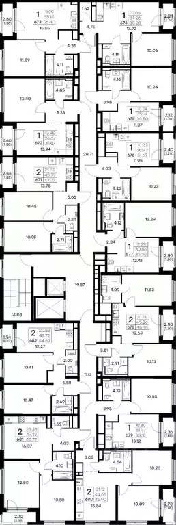 1-к кв. Владимирская область, Владимир Глоракс Октябрьский жилой ... - Фото 2