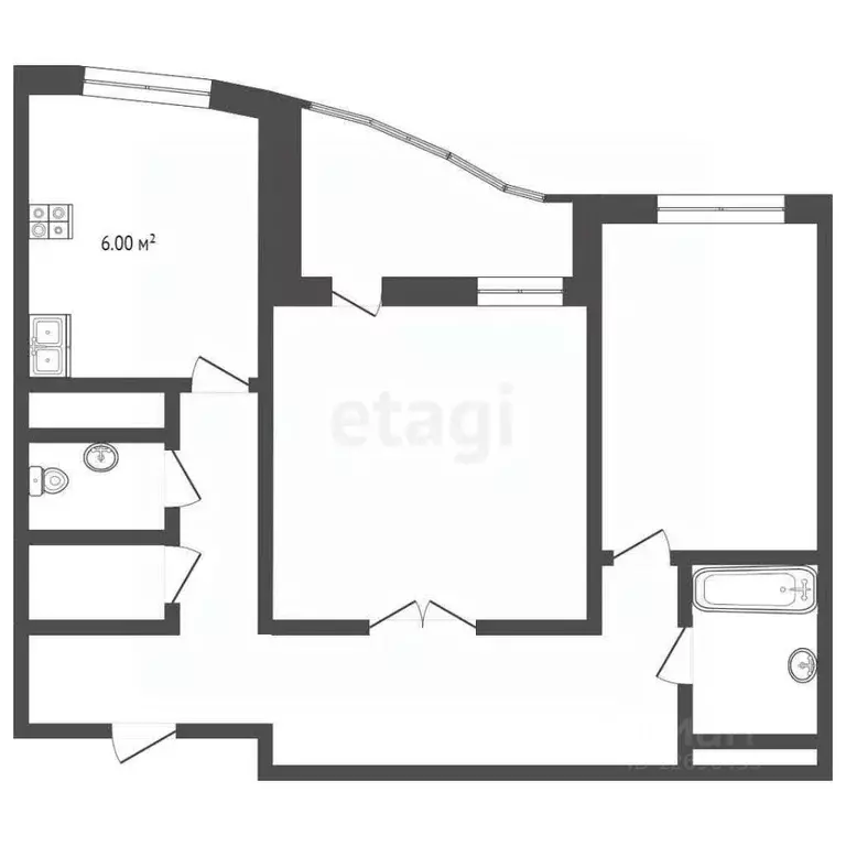 3-к кв. Московская область, Красногорск бул. Павшинский, 40 (96.0 м) - Фото 2