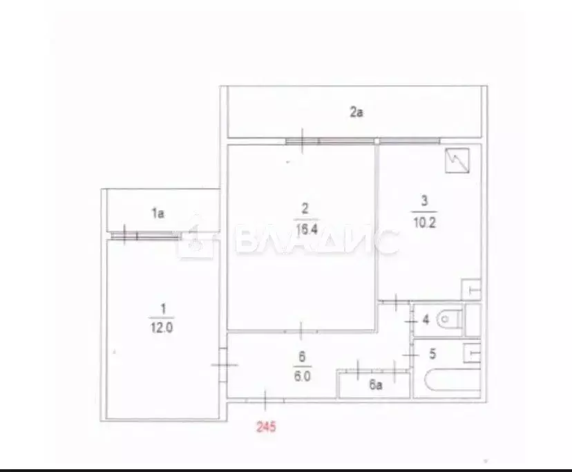 2-к кв. Москва Северодвинская ул., 19 (54.0 м) - Фото 1
