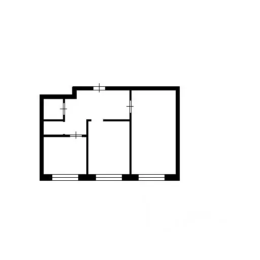 2-к кв. Тульская область, Тула ул. Калинина, 83 (43.0 м) - Фото 1