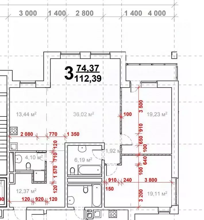 3-к кв. Челябинская область, Челябинск ул. Академика Королева, 48 ... - Фото 1