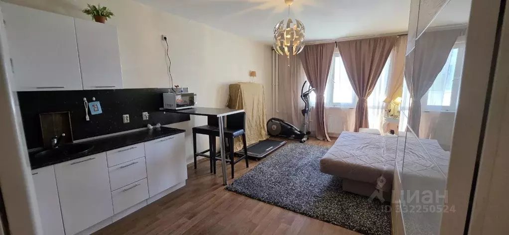 Студия Санкт-Петербург дор. Кушелевская, 3к13 (33.1 м) - Фото 1