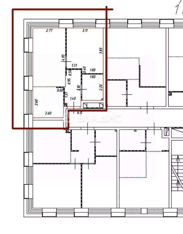 1-к кв. Московская область, Одинцовский городской округ, Заречье пгт ... - Фото 2