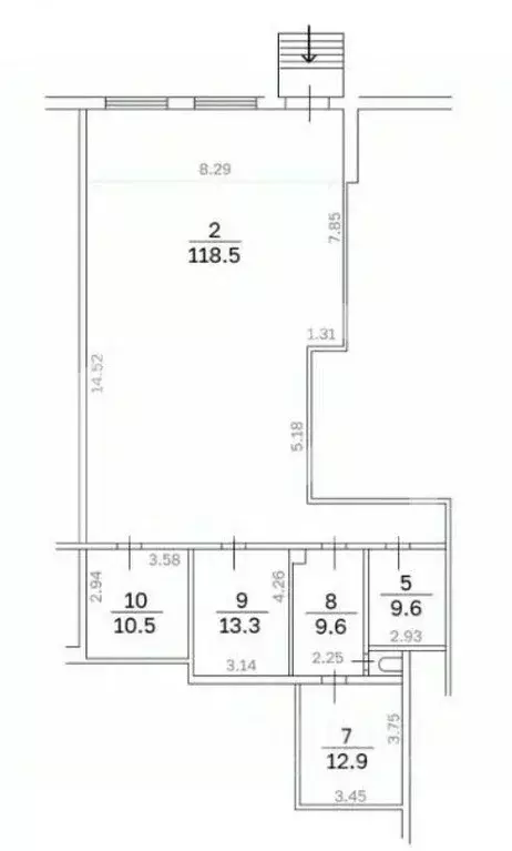 Помещение свободного назначения в Москва Жулебинский бул., 14 (174 м) - Фото 2