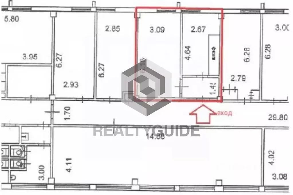 Офис в Москва ул. Кулакова, 20к1 (35 м) - Фото 1