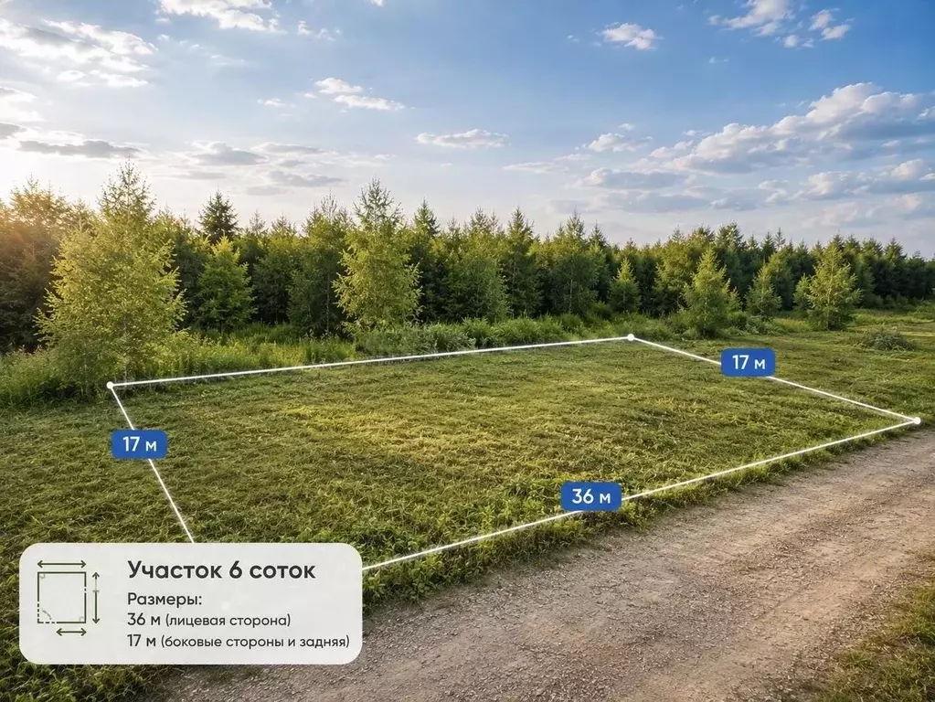 Участок в Москва д. Клоково, ул. Новопеределкинская, 26с1 (6.0 сот.) - Фото 1
