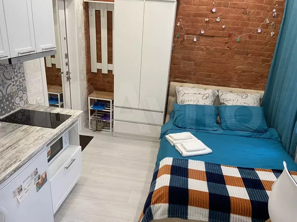 Апартаменты-студия, 17 м, 1/7 эт. - Фото 0