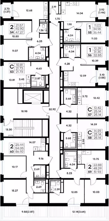 2-к кв. Татарстан, Казань 3-й кв-л, Салават Купере жилой комплекс ... - Фото 2