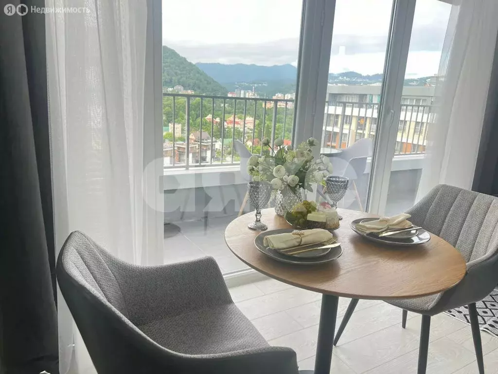 Квартира-студия: Дагомыс, Старошоссейная улица, 5к4 (41 м) - Фото 1