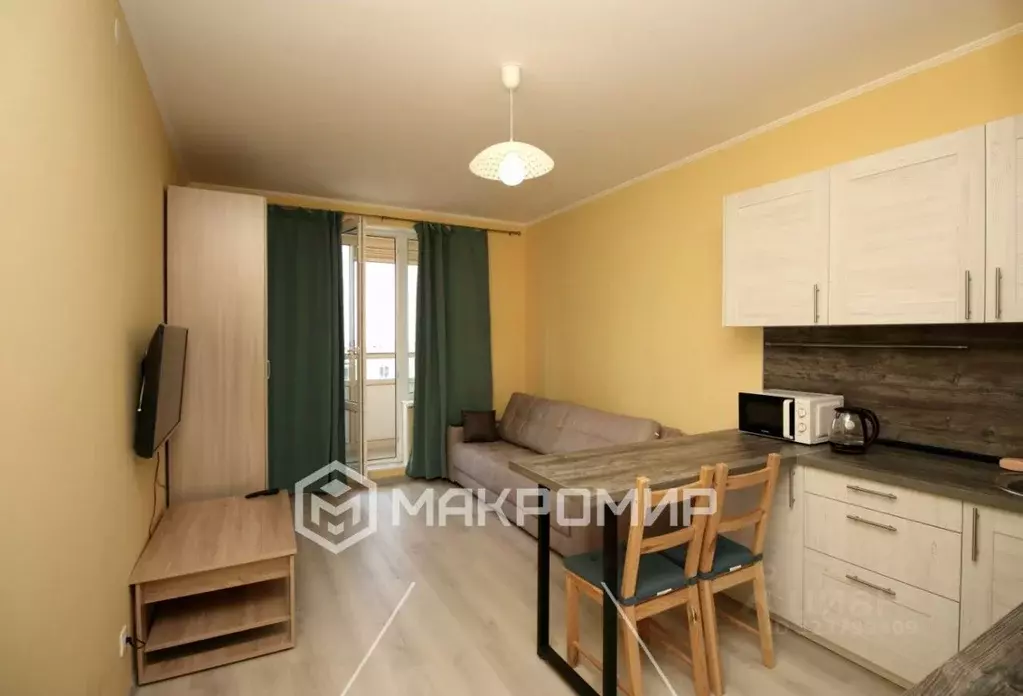 Студия Санкт-Петербург аллея Арцеуловская, 21 (26.0 м) - Фото 1