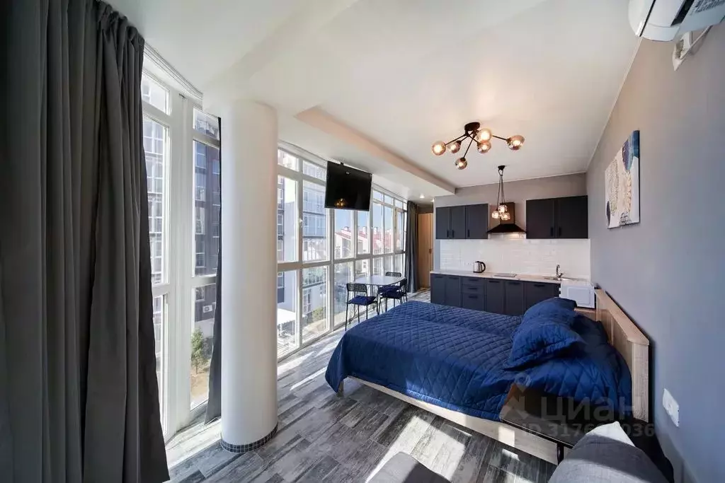 Студия Севастополь ш. Фиолентовское, 134к5 (30.0 м) - Фото 1