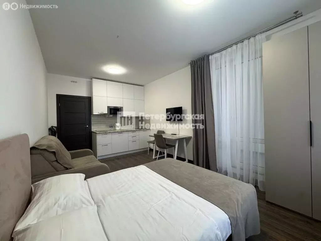 Квартира-студия: Санкт-Петербург, Железнодорожный проспект, 14к1 (23.6 ... - Фото 2