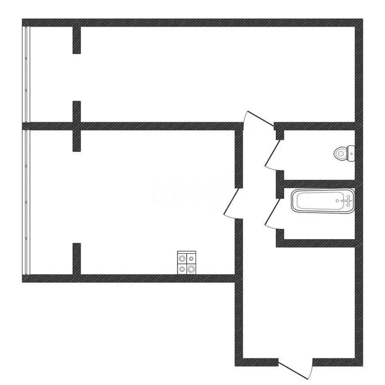 1-комнатная квартира: Черкесск, Октябрьская улица, 9Нк9 (76.6 м) - Фото 1