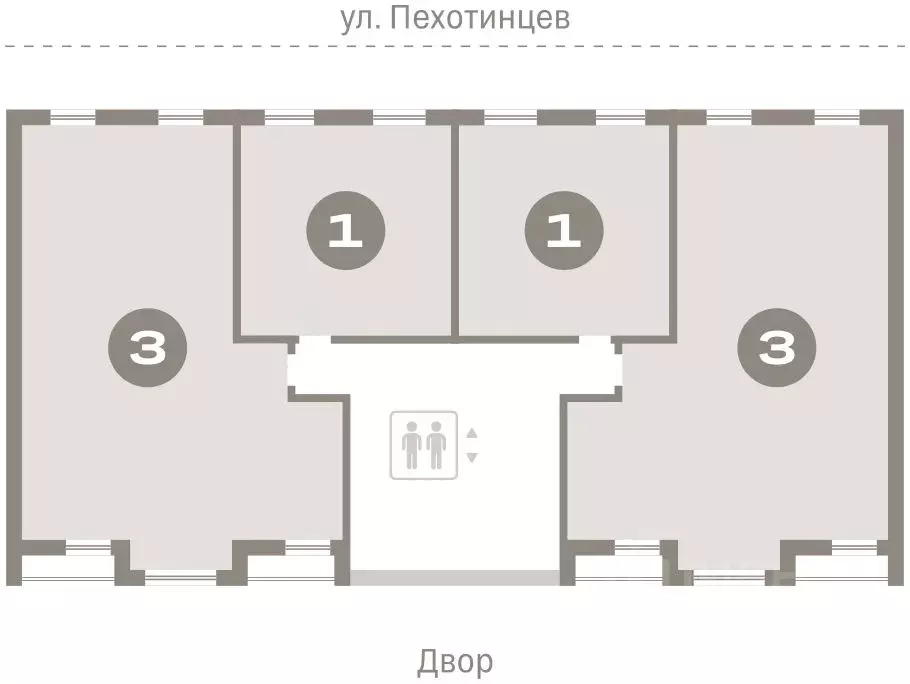 3-к кв. Свердловская область, Екатеринбург ул. Пехотинцев, 2В (103.2 ... - Фото 1