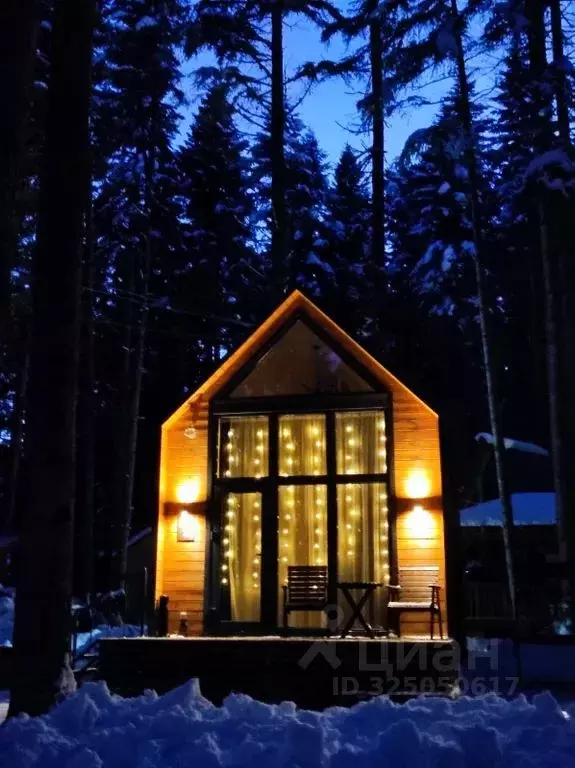 Дом в Карачаево-Черкесия, Зеленчукский район, с. Архыз  (32 м) - Фото 1