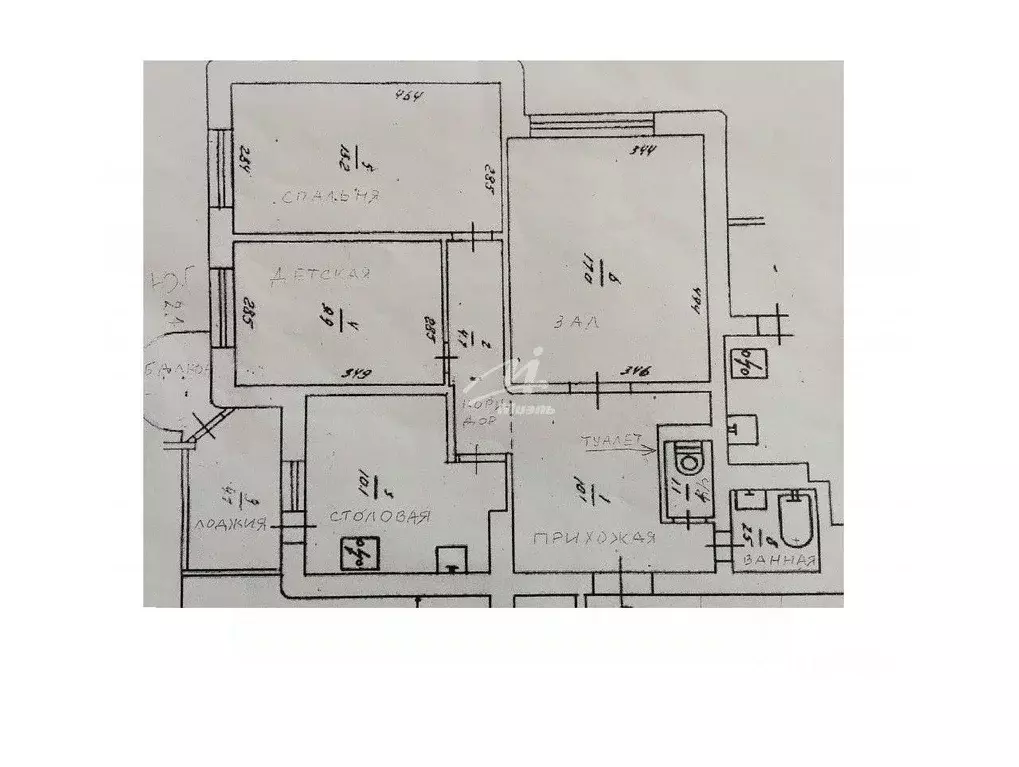 3-к кв. Севастополь ул. Астана Кесаева, 15 (73.3 м) - Фото 2