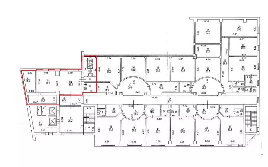 Офис в Москва Средний Тишинский пер., 8 (112 м) - Фото 2