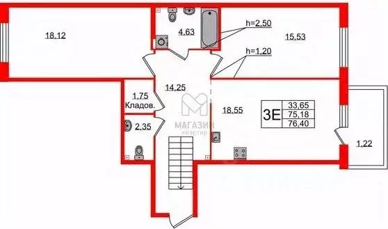 2-к кв. Санкт-Петербург, Санкт-Петербург, Сестрорецк Авиационная ул., ... - Фото 2