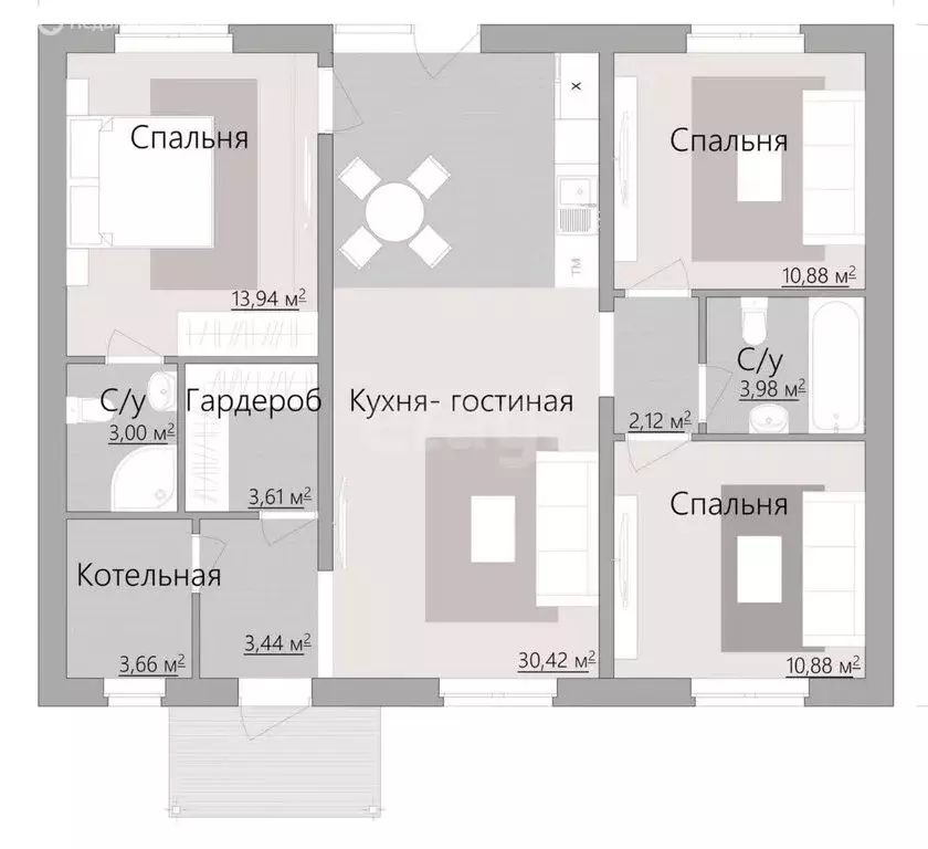 Дом в Ижевск, улица Героя Сергея Краснопёрова (100 м) - Фото 1