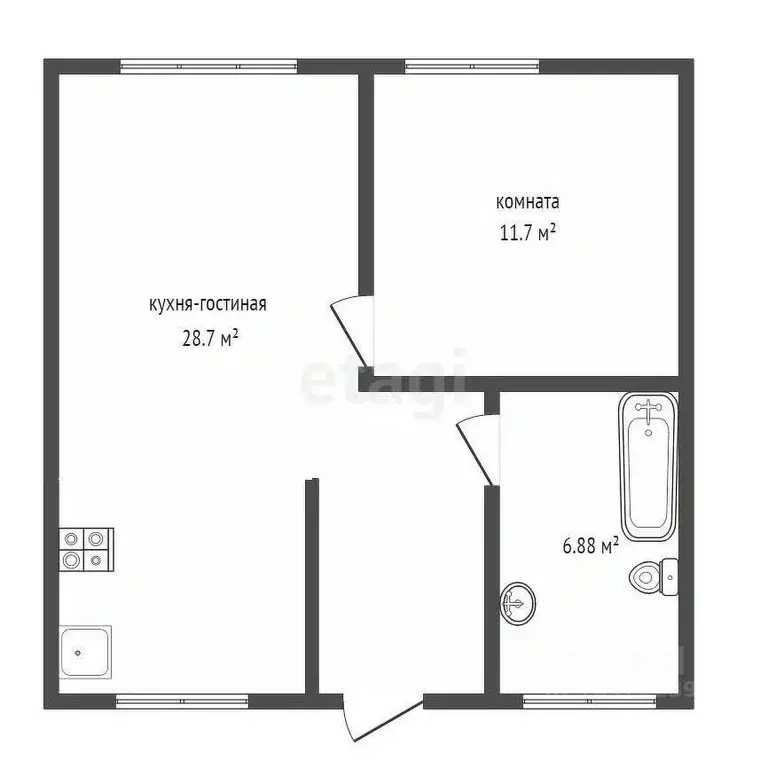 Дом в Башкортостан, Стерлитамакский район, Отрадовский сельсовет, с. ... - Фото 2