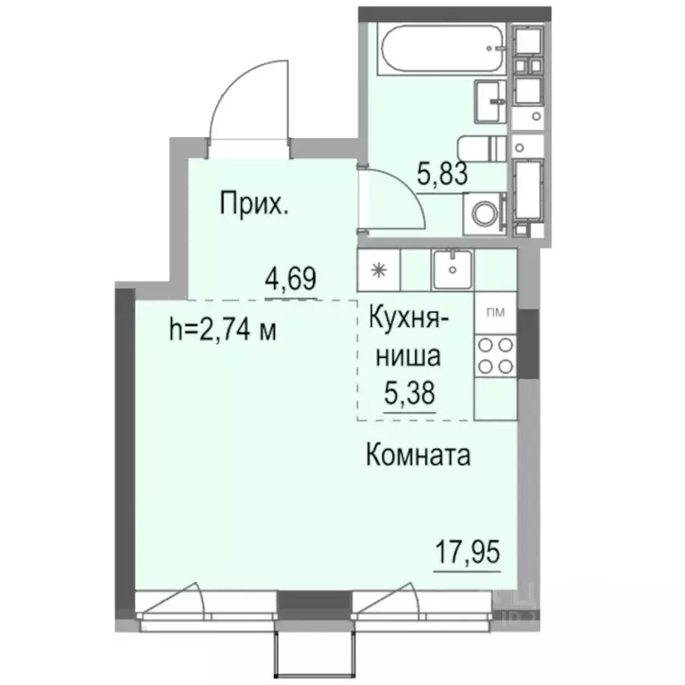 Студия Удмуртия, Ижевск ул. Лихвинцева, 17 (33.8 м) - Фото 0