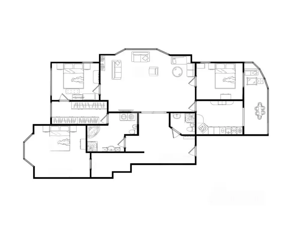 4-к кв. Москва ул. Климашкина, 16 (219.0 м) - Фото 1